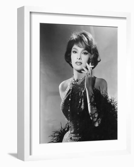 Volupte Go Naked in the World, Gina Lollobrigida, 1961-null-Framed Photo