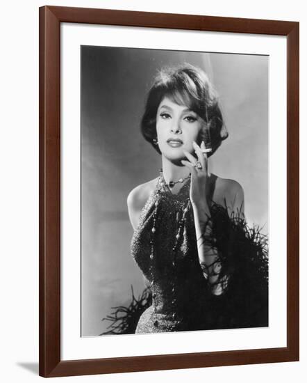 Volupte Go Naked in the World, Gina Lollobrigida, 1961-null-Framed Photo