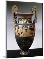 Volute Krater with Banqueting Scene and Divinities of Greek Pantheon-null-Mounted Giclee Print