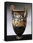 Volute Krater with Banqueting Scene and Divinities of Greek Pantheon-null-Framed Stretched Canvas