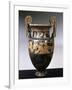 Volute Krater with Banqueting Scene and Divinities of Greek Pantheon-null-Framed Giclee Print