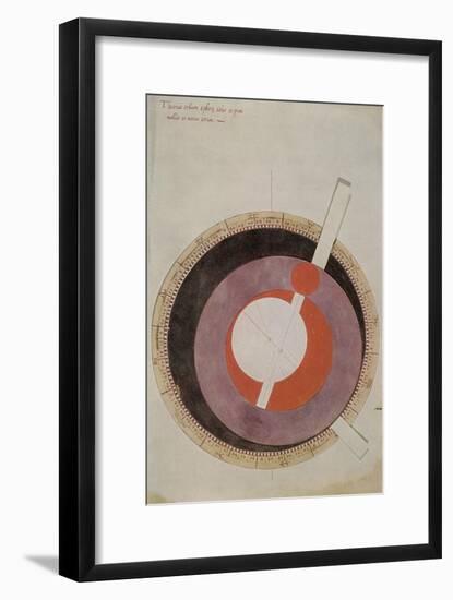 Volvelle Showing Ptolemaic System-Science Source-Framed Giclee Print