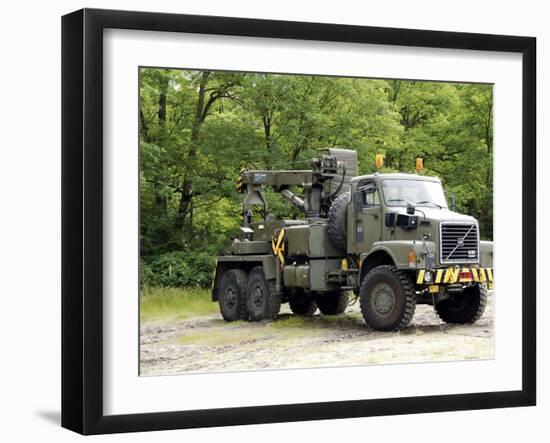 Volvo N10 Truck of the Belgian Army-Stocktrek Images-Framed Photographic Print