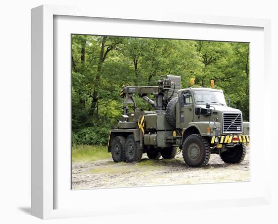 Volvo N10 Truck of the Belgian Army-Stocktrek Images-Framed Photographic Print