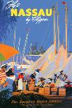 Fly to Nassau by Clipper-Von Arenburg-Laminated Art Print