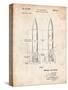 Von Braun Rocket Missile Patent-Cole Borders-Stretched Canvas