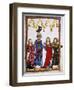 Von Hiltbolt Schwangau (1221-1254), Dancing after a Win. Codex Manesse (Ca.1300)-null-Framed Giclee Print