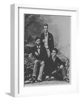 Von Meck Trio, Wladyslaw Pachulski with Pyotr Danilchenko and Claude Debussy, 1882-null-Framed Giclee Print