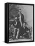 Von Meck Trio, Wladyslaw Pachulski with Pyotr Danilchenko and Claude Debussy, 1882-null-Framed Stretched Canvas