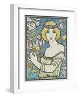 Von Paul Berton (1872-1909) Fuer die 17. Ausstellung des Salon des Cent 1895-Paul Berton-Framed Giclee Print