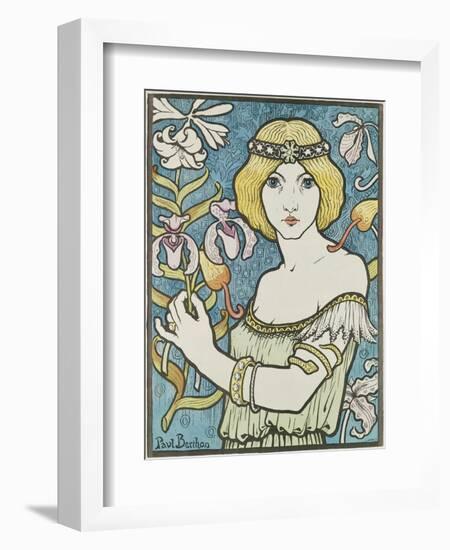 Von Paul Berton (1872-1909) Fuer die 17. Ausstellung des Salon des Cent 1895-Paul Berton-Framed Giclee Print