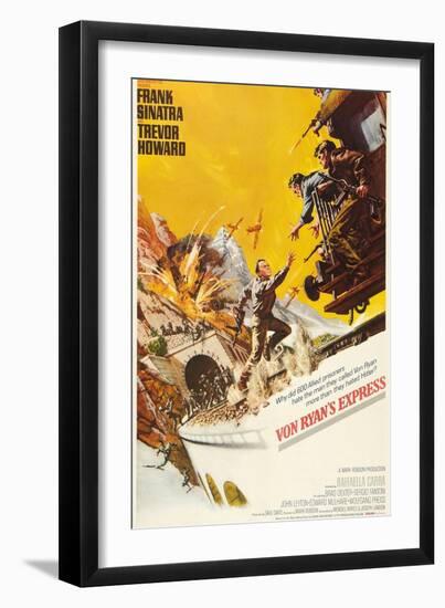 Von Ryan's Express, 1965, Directed by Mark Robson-null-Framed Giclee Print