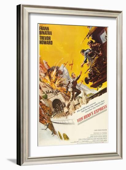 Von Ryan's Express, 1965, Directed by Mark Robson-null-Framed Giclee Print