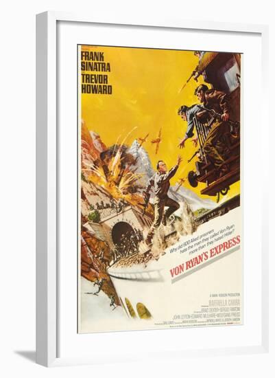 Von Ryan's Express, 1965, Directed by Mark Robson-null-Framed Giclee Print