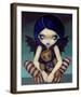 Voodoo In Blue-Jasmine Becket-Griffith-Framed Art Print