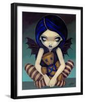 Voodoo In Blue-Jasmine Becket-Griffith-Framed Art Print