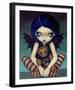 Voodoo In Blue-Jasmine Becket-Griffith-Framed Art Print