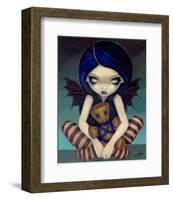 Voodoo In Blue-Jasmine Becket-Griffith-Framed Art Print