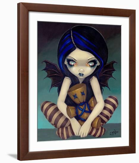 Voodoo In Blue-Jasmine Becket-Griffith-Framed Art Print