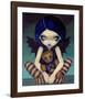 Voodoo In Blue-Jasmine Becket-Griffith-Framed Art Print