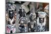Voodoo statues on the Akodessawa Fetish Market, the world's largest voodoo market, Lome, Togo-Godong-Mounted Photographic Print