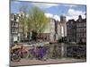 Voorburgwal Canal and Nicolaaskirk, Amsterdam, Holland, Europe-Frank Fell-Mounted Photographic Print