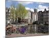 Voorburgwal Canal and Nicolaaskirk, Amsterdam, Holland, Europe-Frank Fell-Mounted Photographic Print