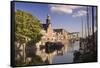 Voorhaven in Rotterdam-Jon Hicks-Framed Stretched Canvas