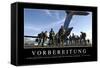 Vorbereitung: Motivationsposter Mit Inspirierendem Zitat-null-Framed Stretched Canvas