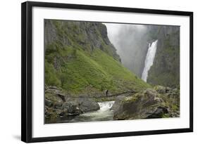 Voringfoss Waterfall, Near Eidfjord, Hordaland, Norway, Scandinavia, Europe-Gary Cook-Framed Photographic Print