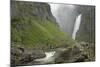 Voringfoss Waterfall, Near Eidfjord, Hordaland, Norway, Scandinavia, Europe-Gary Cook-Mounted Photographic Print