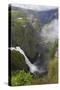 Voringfoss Waterfall, Near Eidfjord, Hordaland, Norway, Scandinavia, Europe-Gary Cook-Stretched Canvas