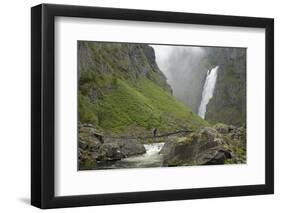 Voringfoss Waterfall, Near Eidfjord, Hordaland, Norway, Scandinavia, Europe-Gary Cook-Framed Photographic Print