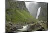 Voringfoss Waterfall, Near Eidfjord, Hordaland, Norway, Scandinavia, Europe-Gary Cook-Mounted Photographic Print