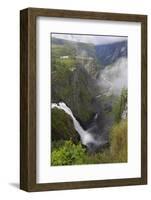 Voringfoss Waterfall, Near Eidfjord, Hordaland, Norway, Scandinavia, Europe-Gary Cook-Framed Photographic Print