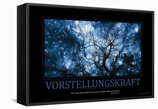Vorstellungskraft (German Translation)-null-Framed Stretched Canvas