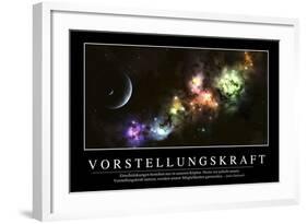 Vorstellungskraft: Motivationsposter Mit Inspirierendem Zitat-null-Framed Photographic Print