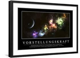 Vorstellungskraft: Motivationsposter Mit Inspirierendem Zitat-null-Framed Photographic Print