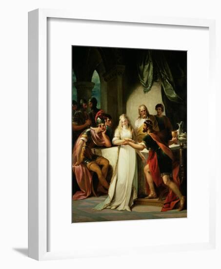 Vortigern and Rowena, 1793-William Hamilton-Framed Giclee Print