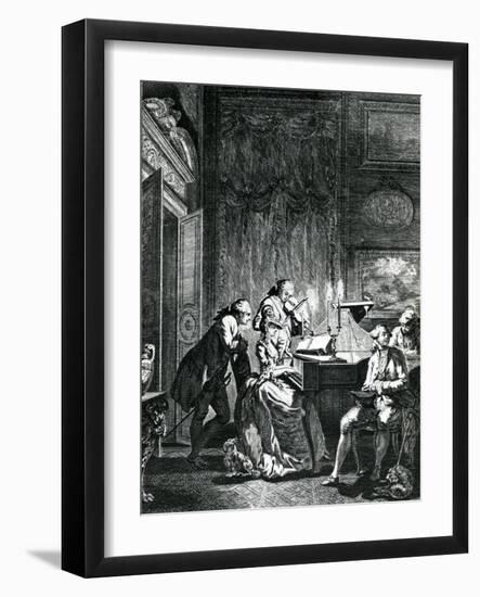 Vos Yeux Commencent Nos Tourments' from 'Choix De Chansons'-null-Framed Giclee Print