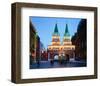 Voskressensky Gate leading towards Red Square, Moscow, Russia-null-Framed Art Print