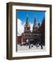 Voskressensky Gate leading towards Red Square, Moscow, Russia-null-Framed Art Print