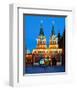 Voskressensky Gate to the Red Square, Moscow, Russia-null-Framed Art Print