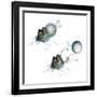 Vostok 1 Capsule Separation, Artwork-Detlev Van Ravenswaay-Framed Photographic Print