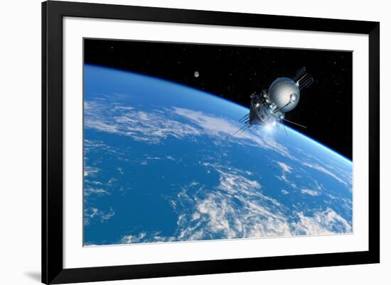 Vostok 1 Orbiting the Earth, 1961-Detlev Van Ravenswaay-Framed Photographic Print