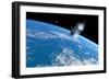 Vostok 1 Orbiting the Earth, 1961-Detlev Van Ravenswaay-Framed Photographic Print