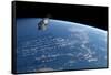 Vostok 1 Spacecraft In Orbit, Artwork-Detlev Van Ravenswaay-Framed Stretched Canvas