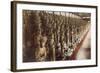 Votary Statues at a Temple in Kyoto-null-Framed Art Print