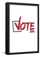 Vote 2016-null-Framed Poster