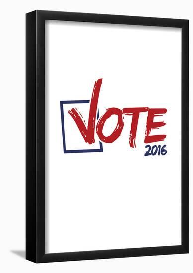 Vote 2016-null-Framed Poster